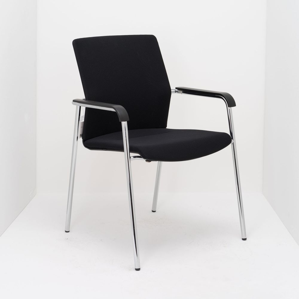 Sitzschale: Polster Stoff, Gestell: Metall, Gestell: verchromt, Einsatzbereich: Lounge, Einsatzbereich: Krankenhaus, Einsatzbereich: Büro, Einsatzbereich: Wohnen, Einsatzbereich: Museum, Einsatzbereich: Konferenz/Seminar, Einsatzbereich: Universität, Einsatzbereich: Altenheim, Einsatzbereich: Hotel, Weitere Eigenschaften: stapelbar